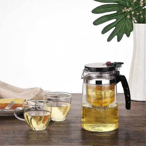 Elegant glaskande til hjemmet Kompatibel med at lave te 600ml