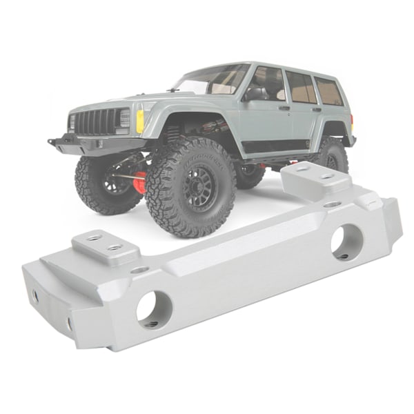 Forreste Bumperbeslag i Aluminiumlegering til Axial SCX10 II AX90047 AX9004 Dele Sølv