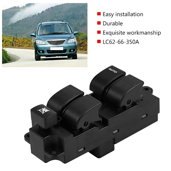 LC62-66-350A Elektrisk Vindusbryter Hovedkontroll for Mazda MPV 2001-2006