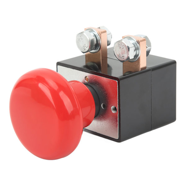 Nödstoppsknappsbrytare IP67 Vattentät 220‑250A 12‑220V 50 mm monteringshål för fordonstruckar