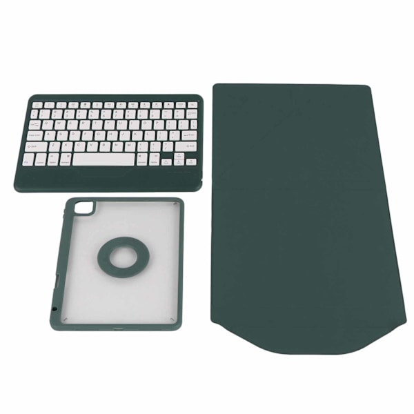 Pystynäppäimistö Kotelolla Tummanvihreä Ergonominen Magneettinen Irrotettava Pystynäppäimistö Kotelolla Kynäteline IOS-Tableteille