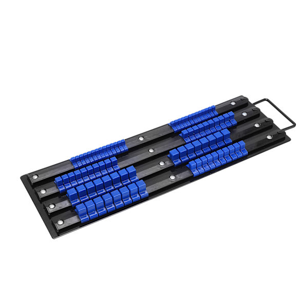 80 stk. Sokkel Organizer Bakke Multifunktionel ABS 1/4 tommer 3/8 tommer 1/2 tommer Auto Reparationsværktøjer