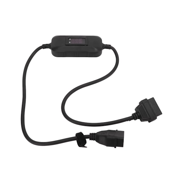 12‑24V OBD2 scanneradapterkabel Passer til X431 Easydiag 2.0/3.0 GOLO ABS Varmebestandig til tunge lastbiler Diesel Sort