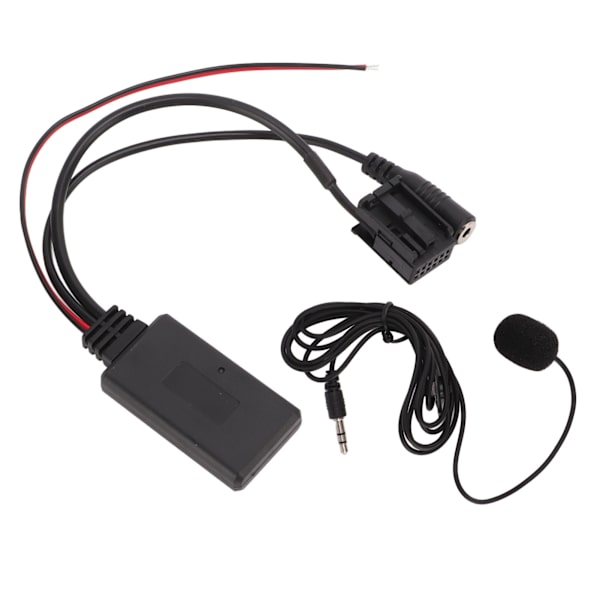 Bil Bluetooth 5.0 AUX Audio Adapter Kabel Mikrofon Kit Hands Free Erstatning for Ford 6000CD Stereo