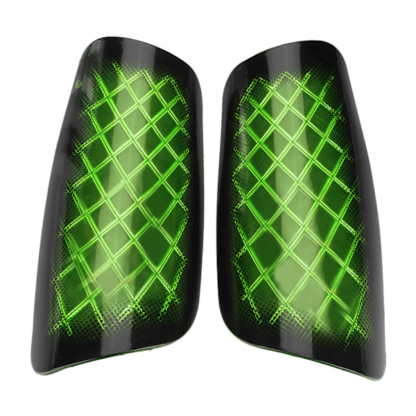 1 Par Fotbollsskydd för Vuxna Sport Shin Guards Bensskydd Grön