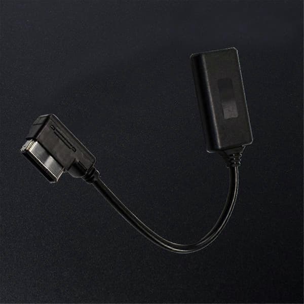 MMI Langaton Aux Bluetooth 5.0 -sovitinkaapeli Äänimusiikkisoitin Yhteensopiva A3 A4 B8 B6 Q5 A5 A7 R7 S5 A6L:n kanssa Black