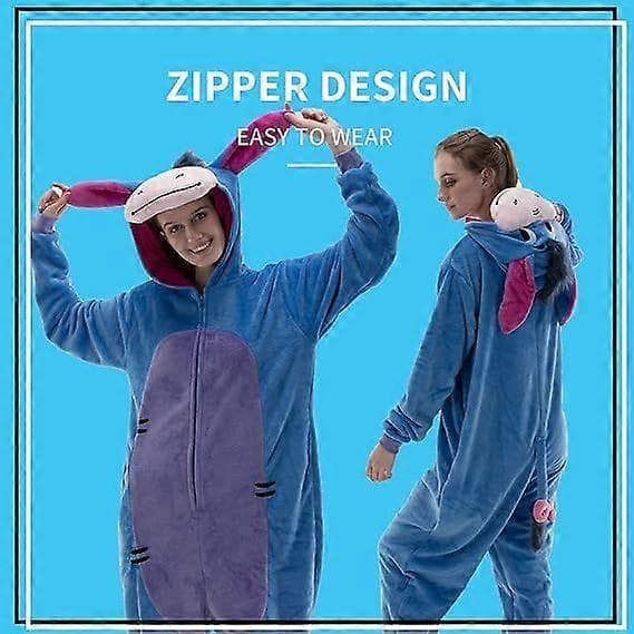 2025 Nyeste komfortable pyjamas i flannel til voksne, mænd og kvinder Blue Mcodeheight158 167cm