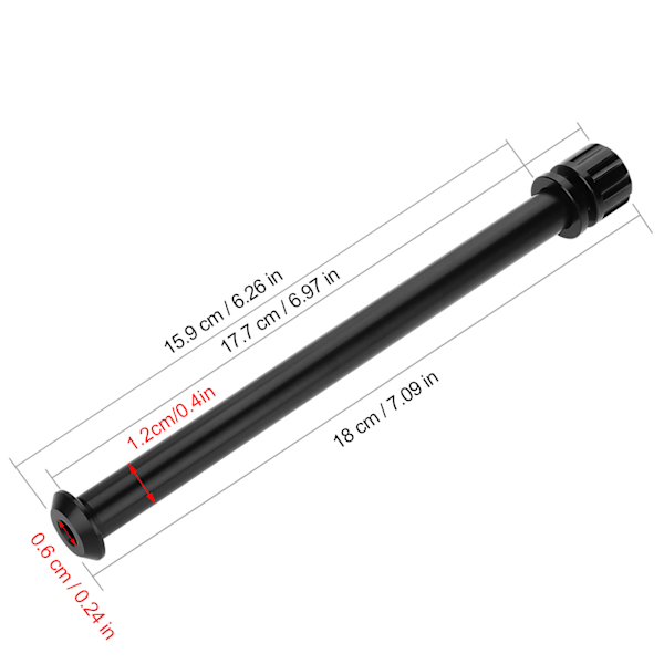 Superlett Sykkelaksling for Terrengsykkel 142*12mm Hurtigutløsningstilbehør