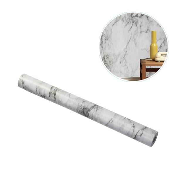 Vedenpitävä Maisema Valkoinen marmoritapetti Stick Itseliimautuva marmoritapetti
