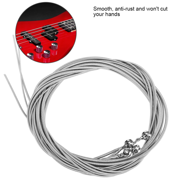TIMH 1 mm 1,4 mm 2 mm 2,5 mm Holdbar 4-strenget elektrisk basstrengeinstrumenttilbehør