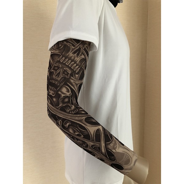 6 stk sykkel sykkel UV-beskyttelse Print Sleeves Armvarmere Utendørs Arm Sleeves