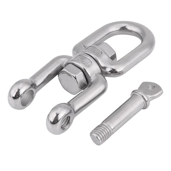 Heavy Duty 304 Ruostumaton teräs Kääntörengas Snap Rolling Shackle Device (10 mm)