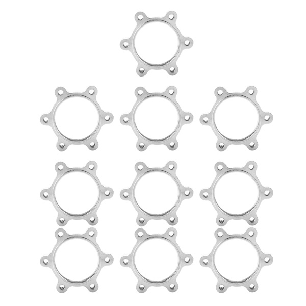 Cykel Frihjul Gevindede Nav Skivebremse Rotor 6 Bolt Rotor Adapter Del (48mm)