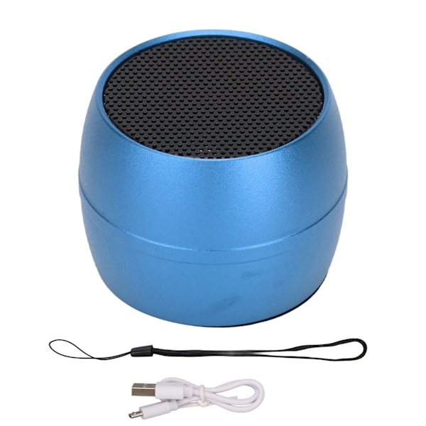 Mini Bluetooth -kaiutin IP67 Vedenkestävä USB-lataus Sisäänrakennettu mikrofoni Kannettava langaton kaiutin suihkuun, autoon, sininen