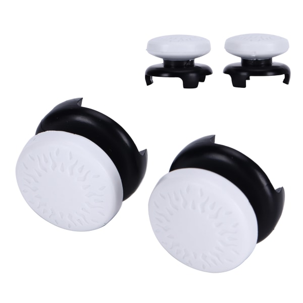 2st tumsticka mjukt cover Grip Stick Joystick Controller Gamepad Key Cap för PS5White ++