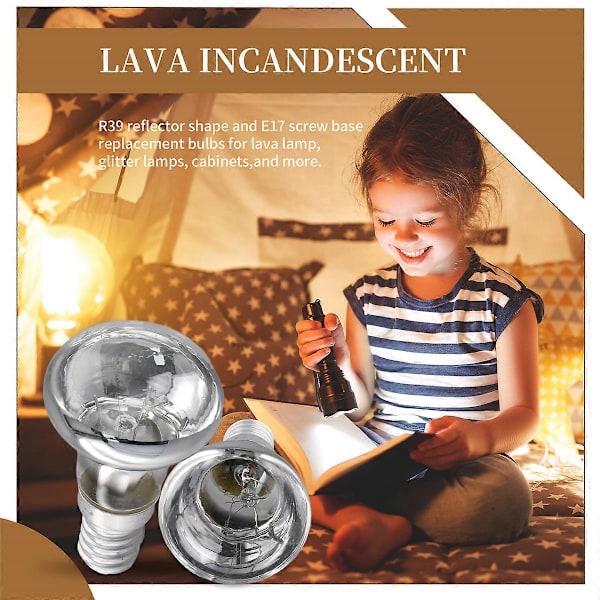【BEMS】Laavalamppu E14 R39 30W Kohdevalaisin Heijastin Kohdevalopolttimot 5 kpl