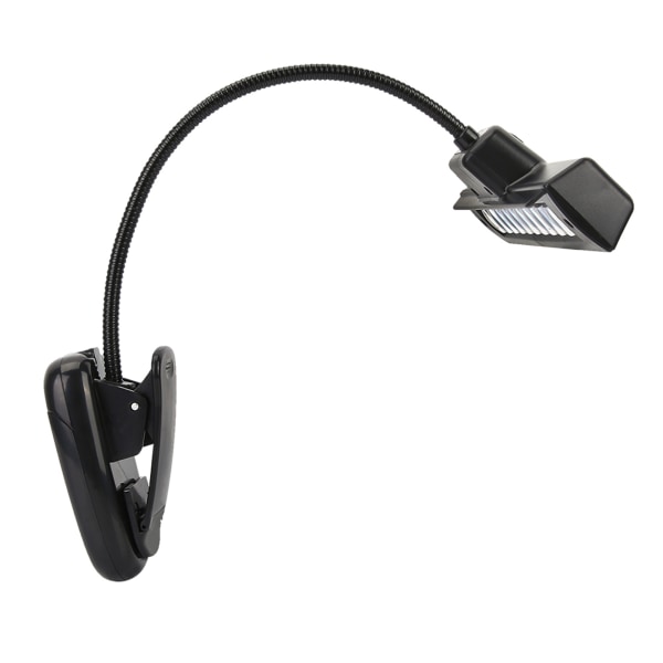 Bærbart orkestermusikstativ Lys Fleksibel Neck Clip On USB Reading LED Lamp //+