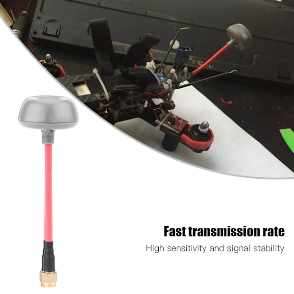 5.8G RHCP FPV Svampeformet TX/RX Antenne RC Drone Tilbehør (RP-SMA Han)