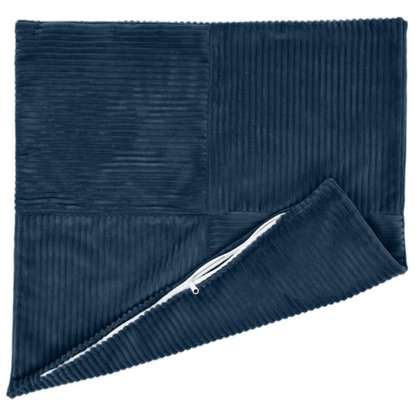 Kuddfodral 2 st ALMELO Mörkblå 45 x 45 cm manchester