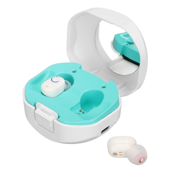 Ørepropper Høreapparater Oppladbare støydempende Lett digital hørselsforsterker for seniorer Voksne Hvit ++