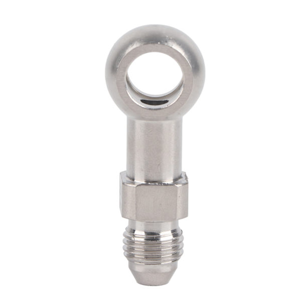 Banjo-sovitin, ruostumaton teräs, 10 mm/0,4 tuumaa (AN4 AN 04) M10 banjo-pultteille
