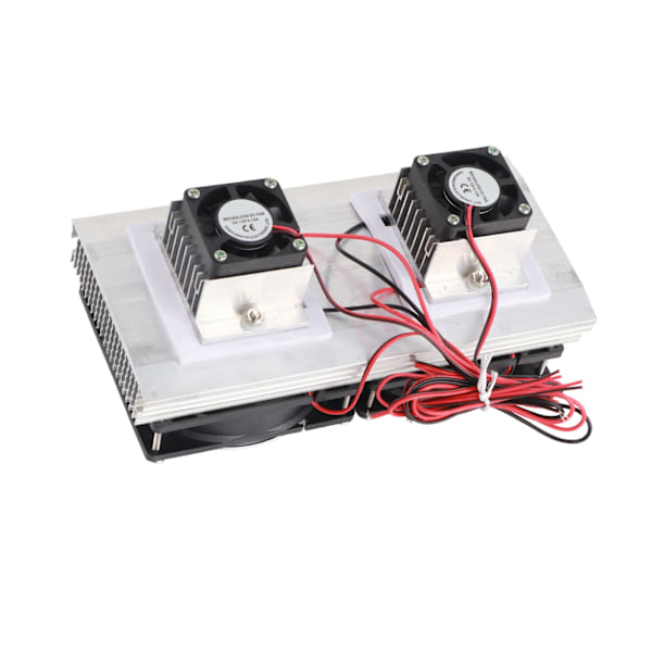 Peltier Kylsystem 12V 100W Liten Aluminiumlegering Snabb Kylning Halvledarkylsystem för Husdjurssäng Kylskåp