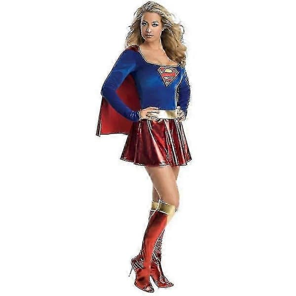 Voksen Superwoman Cosplay Kostume Superhelt Kostumer[BEMS] L