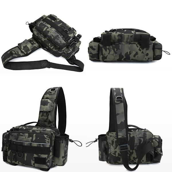 Fiskesekk - Multifunksjonell Crossbody Midjepakke for Fiskeutstyr