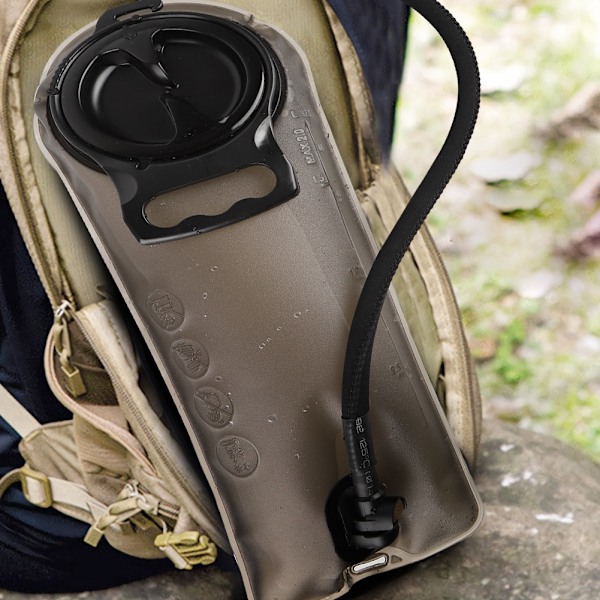 2L Bärbar TPU Vattenblåsa Hydration Bag för Camping Vandring Klättring