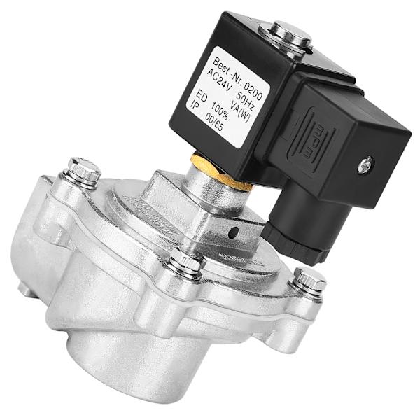 G1\" 2-vägs Vinkel Solenoidpulsventil Elektrisk Magnetisk Pulsventil DMF-Z-25 DC 24V