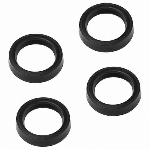 4-pak reservedele til poolpumpe O-ring og gummiskive Kompatibel med boblebadsudstyr Musta