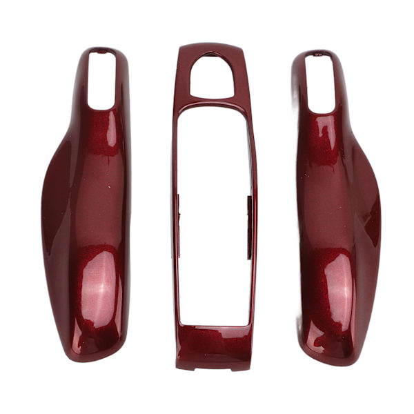 【BEMS】Nyckelbricka Shell Protector Bilmodifieringsbyte Kompatibel med Panamera Cayenne MACAN Boxster Cayman 911 718Red