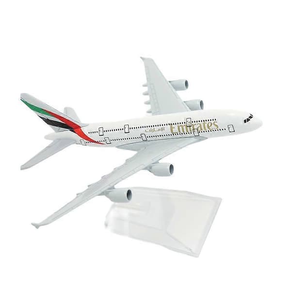 Kompatibel med 1:400 metallflyreplika Emirates A380 B777 flymodell støpt flysamlerleker Kompatibel med gutter 04.EMIRATES A380