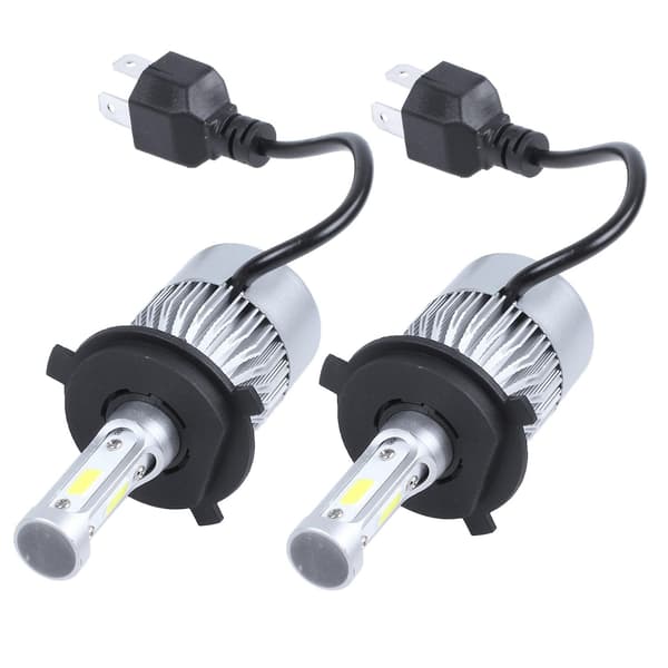 X S2 H4 72w 8000lm LED-frontlys Bil Høy/lav Stråle Autolamper 6000k Hvit