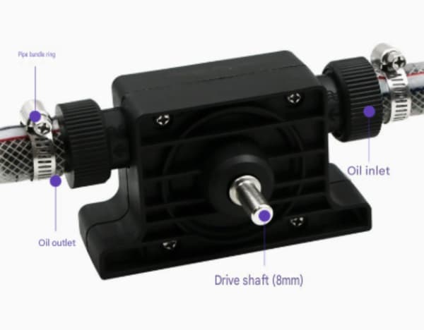 (Svart Grå) Elektrisk Borepumpe OGS® Munnstykke Liten Vannoverføring/Drenering 1490-20 Black Grey
