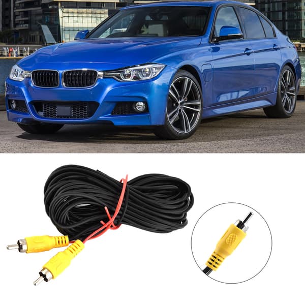 【BEMS】6M Han til Han RCA Bil Bakkamera Video AV Kabel Ledning