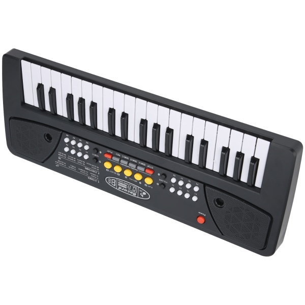 Elektroniskt Piano för Barn 37 Tangenter Multifunktionellt Keyboard Musikinstrument Tillbehör BF-430A2