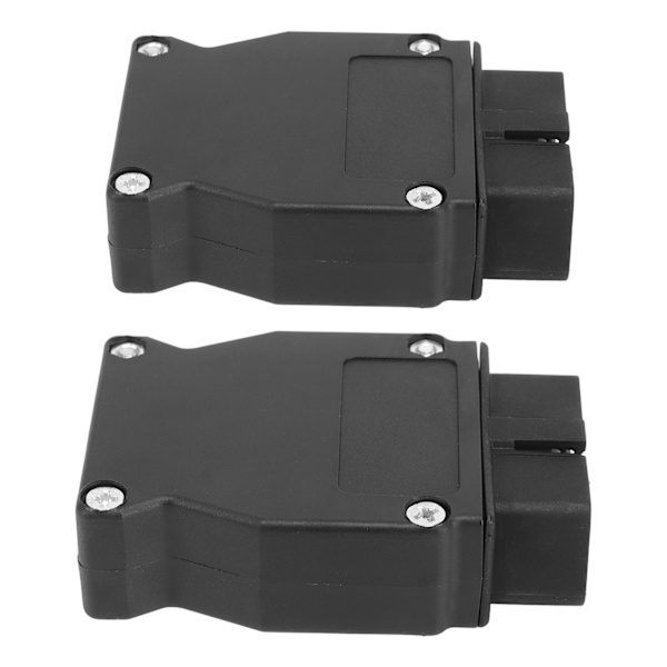 2kpl OBD2 16-nastainen liitinadapteri ABS-muovikevyt F-sarjalle E-sarjan diagnostiikkatarkistus ECU-työkalut