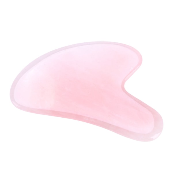TIMH 1PC Natursten Udskæring Poleret Massage Sundhed Afslapning Krystal Skrotplade (Pink)
