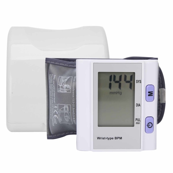 Blodtrykksmåler Digital hjertefrekvenstonometer Håndleddsfygmomanometer HealthCare++/