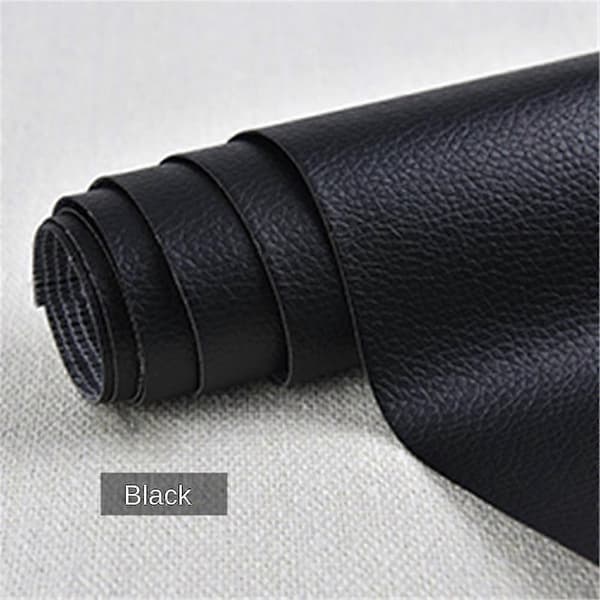 【BEMS】Selvklæbende læderlap Kompatibel med reparation sort 10X20 sort black 10X20