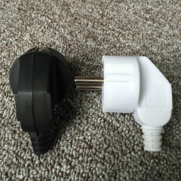 EU-strømadapteruttak 16A 250V pluggkabel elektrisk avtakbar plugg White