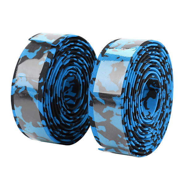 EVA Cykelstyrbar Tape Letvægts Landevejscykel Styr Wrap Sort & Blå