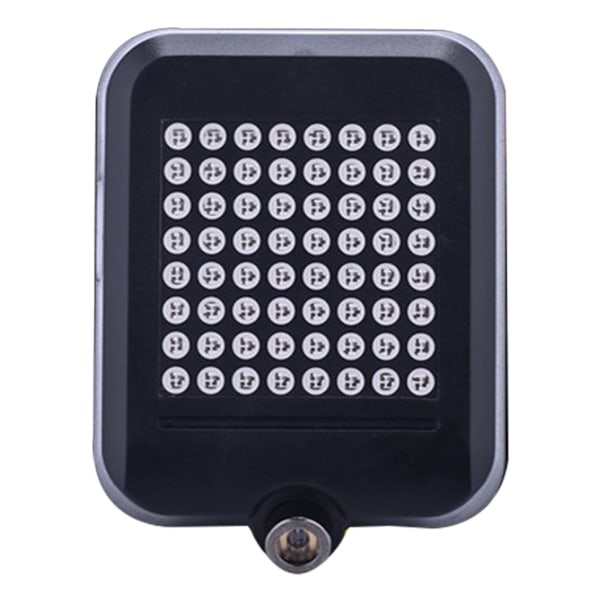 Cykelbaglygte LED Blinklys Fuld Intelligent Sensing Autobremse USB Genopladelige udendørs forsyninger Sort