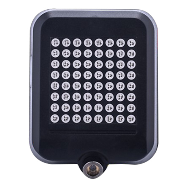 Sykkel baklykt LED-blinklys Full Intelligent Sensing Autobrems USB Oppladbare utendørs rekvisita Svart