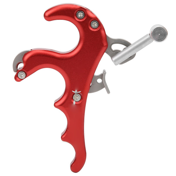 Metal Release Aids Fire Finger Grip Tommel Caliper Trigger Sammensat Bueskydning Tilbehør rød