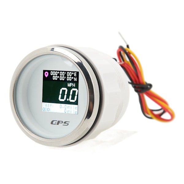 52 mm GPS-nopeusmittari matkamittari DC 9‑32V ajokilometrit IP67 Vedenpitävä huurtumaton universaali veneeseen matkailuautoon moottoripyörään