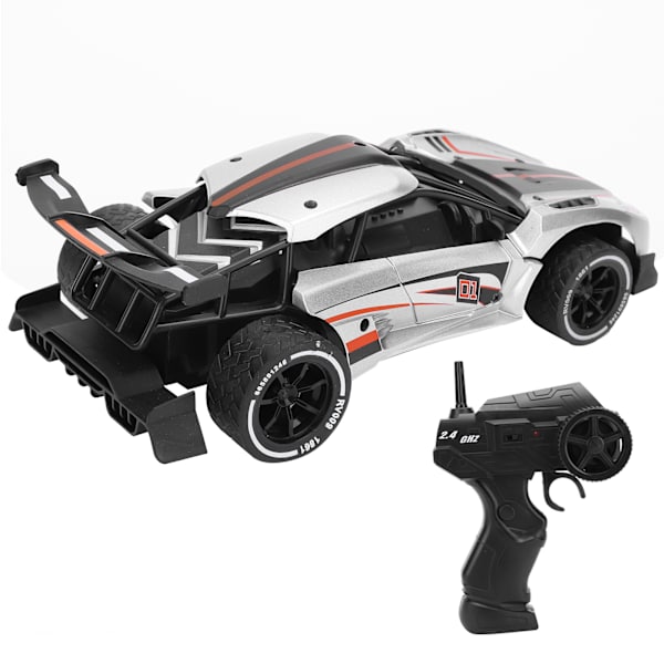 1/16 2.4G Alloy Nopea Drifting Langaton Leikkiauto Kilpa-auto 8003silver