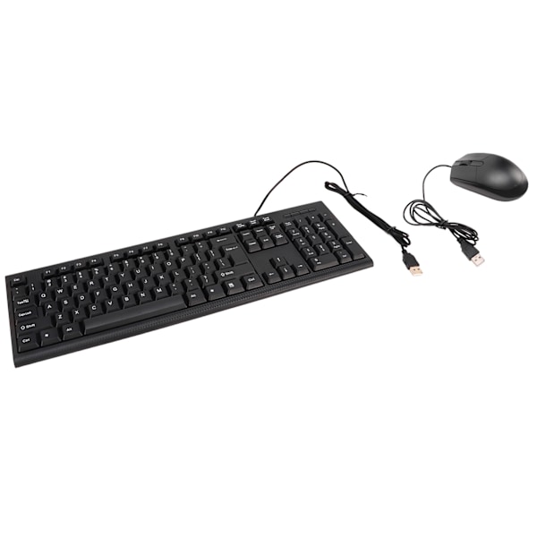 CMK858 USB-näppäimistö ja hiirisetti, 104 näppäintä, tietokonenäppäimistö, 1600 DPI hiiri kotiin ja toimistoon