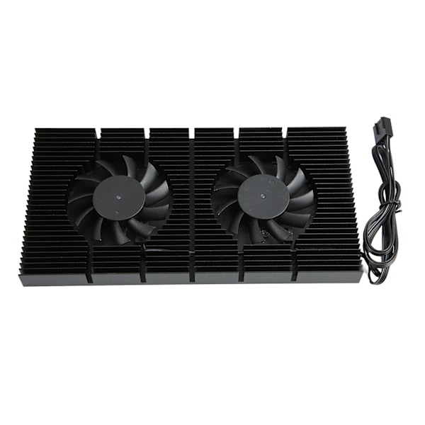 GPU Bakplåtskylare Aluminiumlegering Snabb Kylfläns 4 Pin Bakplans Minneskylare för RTX3090 3080 3070